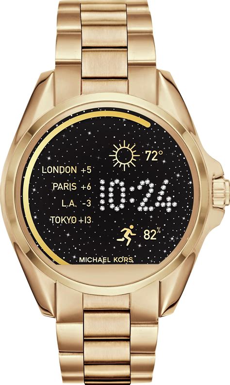 michael kors glod access bradshaw smartwatch|michael kors bradshaw smartwatch gold.